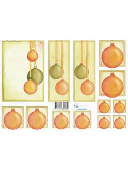 Kerstballen, 3d Knipvel