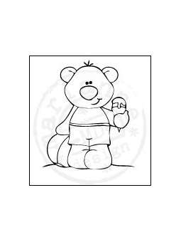 Clear Stempel - Beer met ijsje