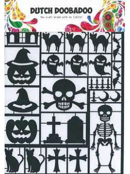 Dutch Doobadoo Black Halloween