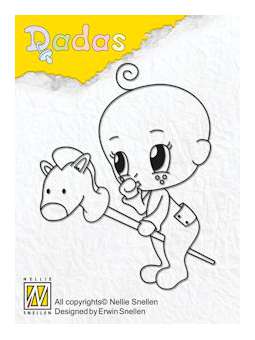 Clear Stempel - Dada boy op...