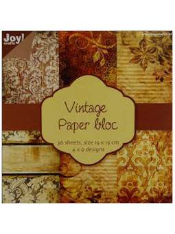 Vintage papier, bloc