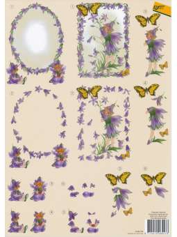 Lijst, vlinder en elfjes...