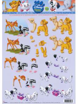 Bambi, Tijger en honden, 3d...