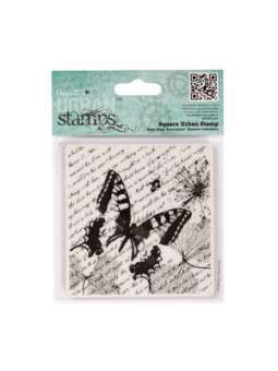 Vlinder, clear stempel