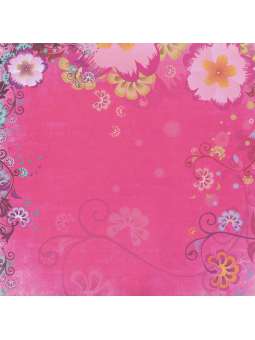 Roze bloemen "Tahiti",...