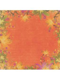 Oranje bloemen "Aloha",...