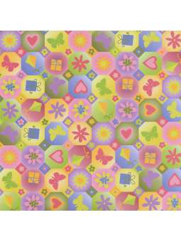 Lente vierkanten, scrappapier