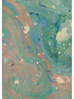 Blauw, groen en bruin marmer