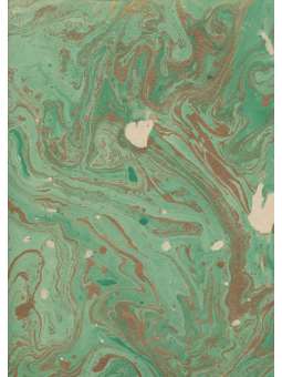 Groen en goud marmer