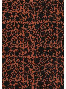 Zwart fluwelen bloemen met...