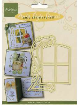 Raam of/en kader stencil