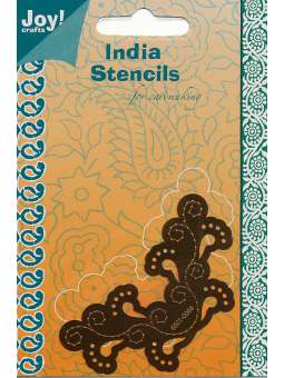 Emboss en borduur hoek stencil