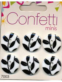 Tak met bladeren knoop