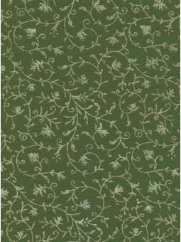 Zilveren bloemen op...