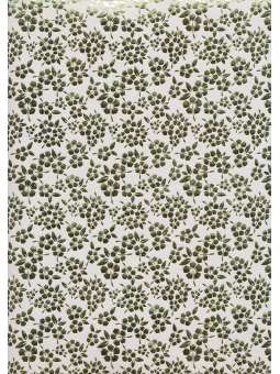 Gouden metallic bloemen op wit