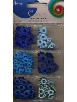 Eyelet, Blauw (6 vak)
