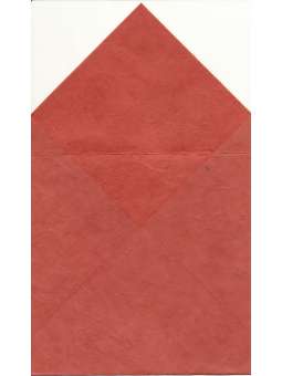 Rood Lokta papier envelop...