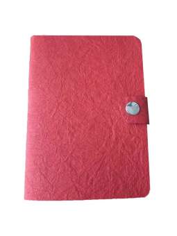 Rood Notebook leerpapier...