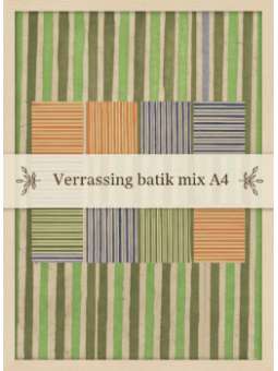 Verrassing Batik set A4 (5...