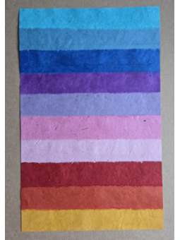 Regenboog print, Lokta